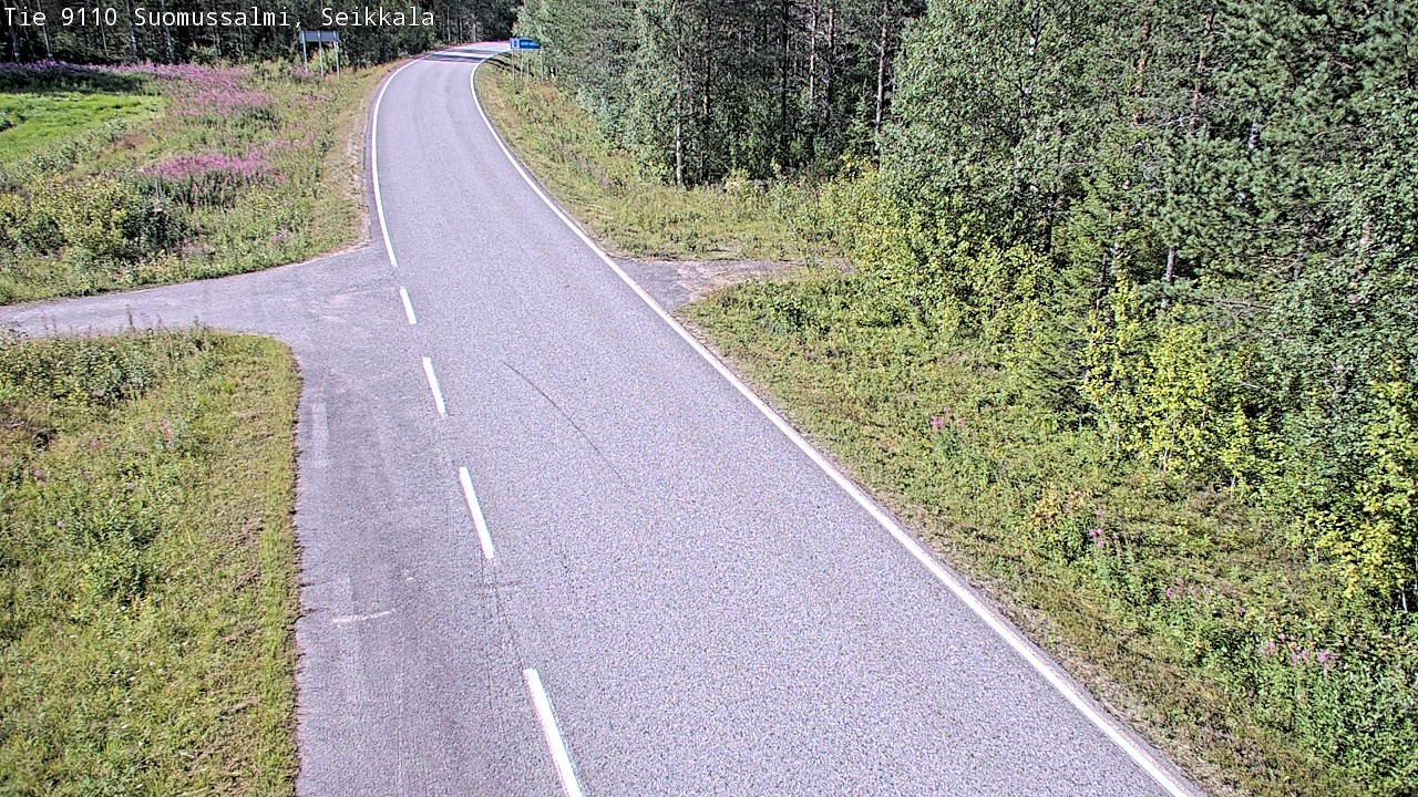 Kelikamerat Kuva Tie 9110 Suomussalmi, Seikkala, Suomussalmi, Kainuu
