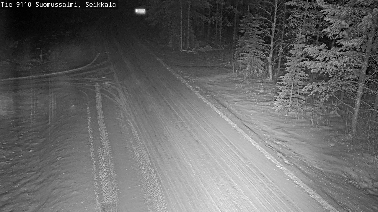Weather Camera Image Road 9110 Suomussalmi, Seikkala, Suomussalmi, Kainuu