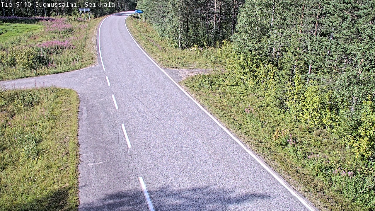Weather Camera Image Road 9110 Suomussalmi, Seikkala, Suomussalmi, Kainuu
