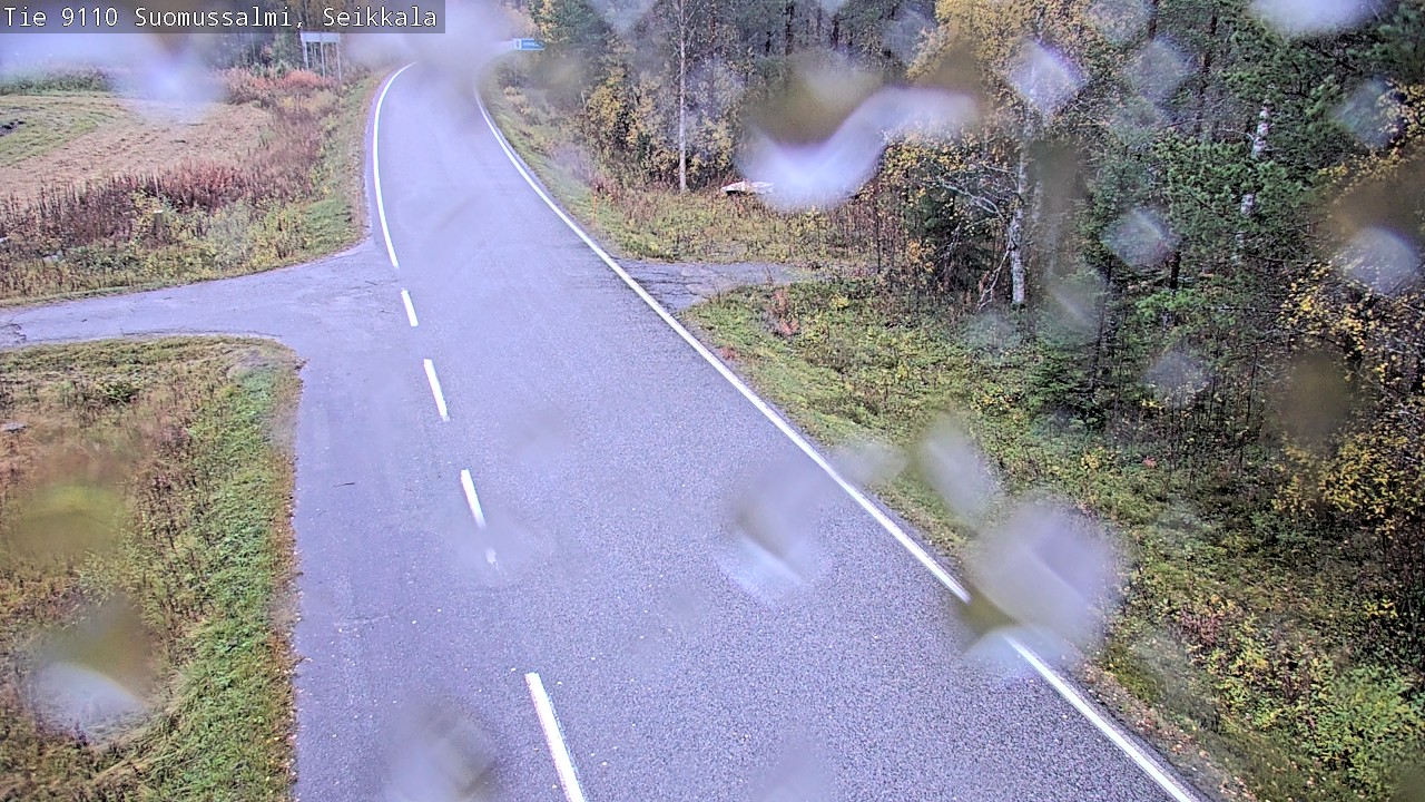Weather Camera Image Road 9110 Suomussalmi, Seikkala, Suomussalmi, Kainuu