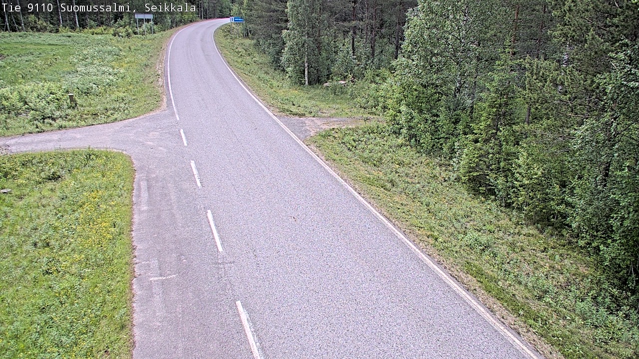 Weather Camera Image Road 9110 Suomussalmi, Seikkala, Suomussalmi, Kainuu
