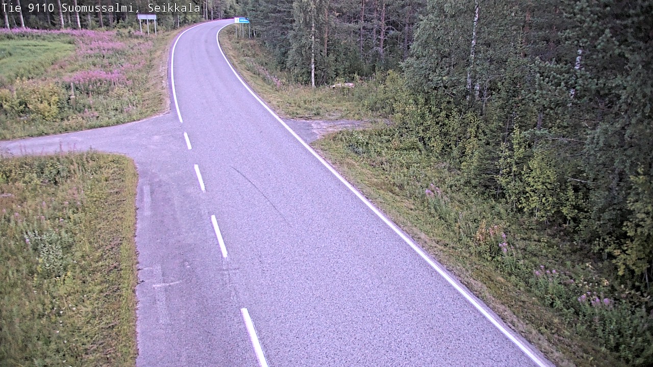 Kelikamerat Kuva Tie 9110 Suomussalmi, Seikkala, Suomussalmi, Kainuu
