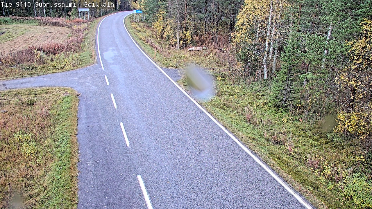 Weather Camera Image Road 9110 Suomussalmi, Seikkala, Suomussalmi, Kainuu