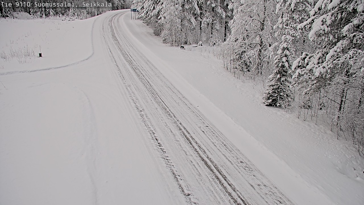 Weather Camera Image Road 9110 Suomussalmi, Seikkala, Suomussalmi, Kainuu