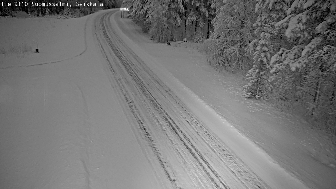 Kelikamerat Kuva Tie 9110 Suomussalmi, Seikkala, Suomussalmi, Kainuu