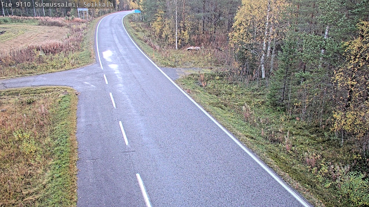 Kelikamerat Kuva Tie 9110 Suomussalmi, Seikkala, Suomussalmi, Kainuu