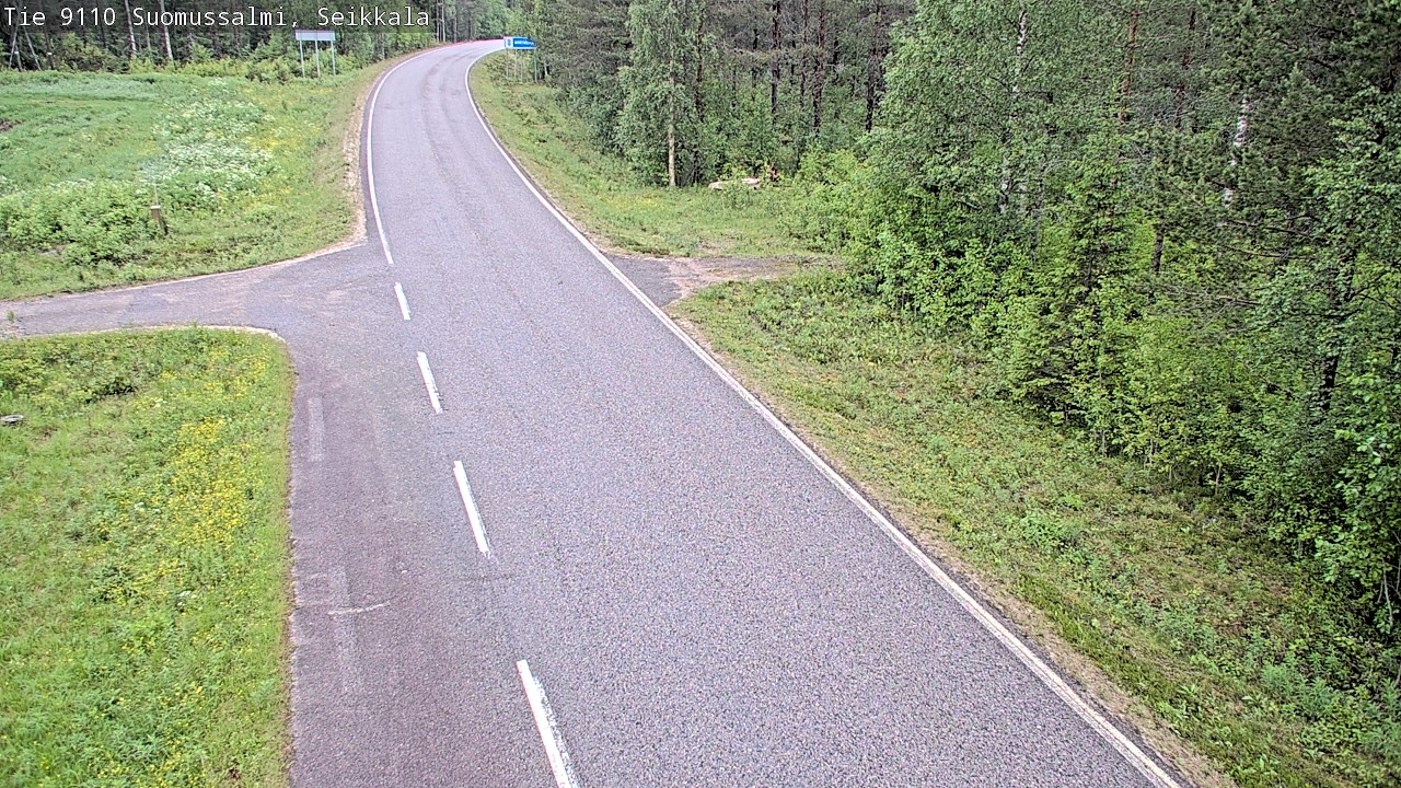 Kelikamerat Kuva Tie 9110 Suomussalmi, Seikkala, Suomussalmi, Kainuu