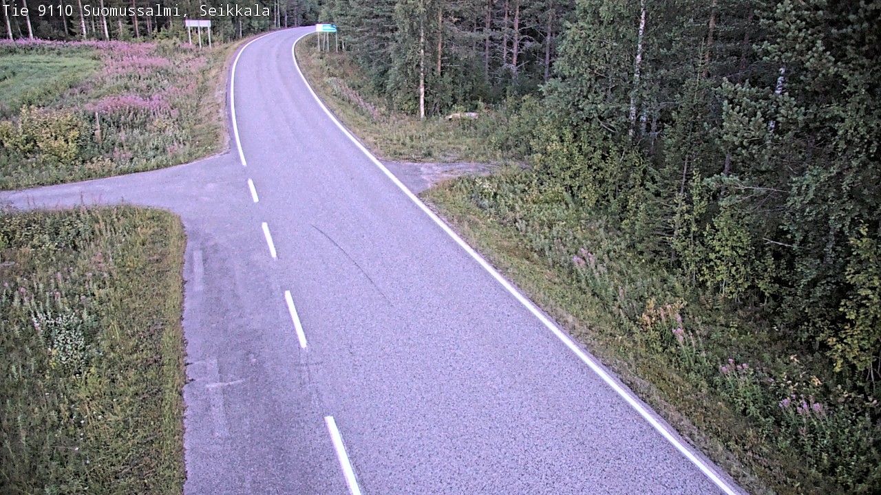Kelikamerat Kuva Tie 9110 Suomussalmi, Seikkala, Suomussalmi, Kainuu