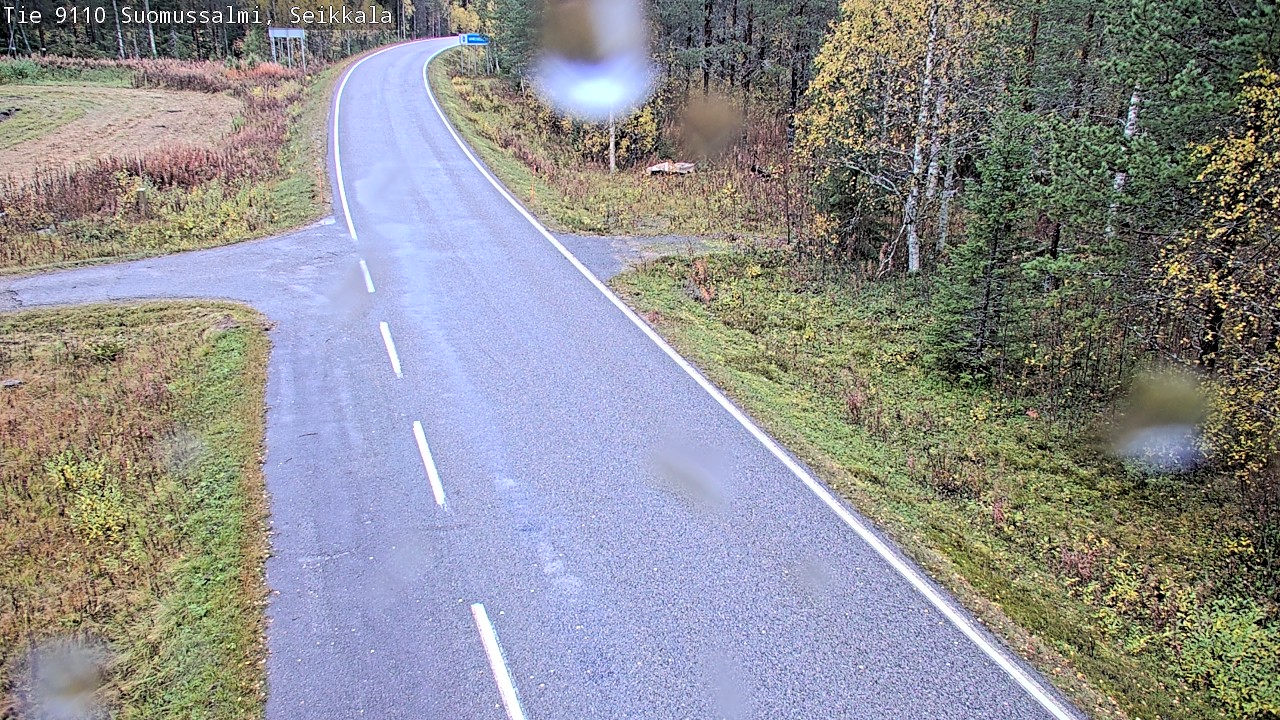 Weather Camera Image Road 9110 Suomussalmi, Seikkala, Suomussalmi, Kainuu