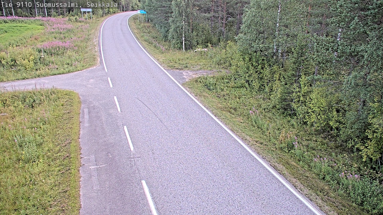 Kelikamerat Kuva Tie 9110 Suomussalmi, Seikkala, Suomussalmi, Kainuu