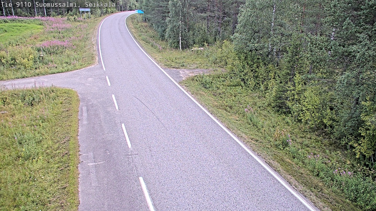 Kelikamerat Kuva Tie 9110 Suomussalmi, Seikkala, Suomussalmi, Kainuu