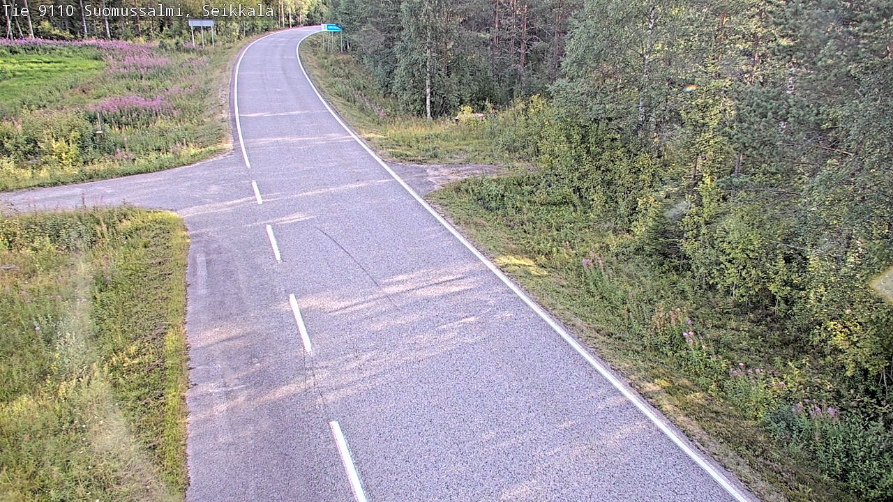 Kelikamerat Kuva Tie 9110 Suomussalmi, Seikkala, Suomussalmi, Kainuu