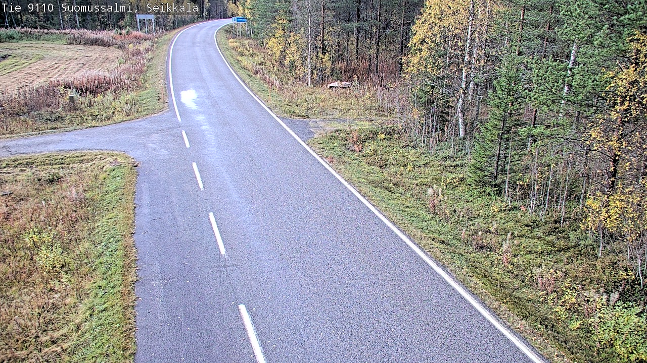 Weather Camera Image Road 9110 Suomussalmi, Seikkala, Suomussalmi, Kainuu