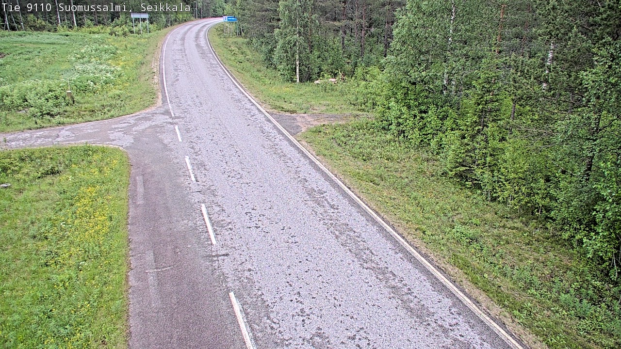 Kelikamerat Kuva Tie 9110 Suomussalmi, Seikkala, Suomussalmi, Kainuu