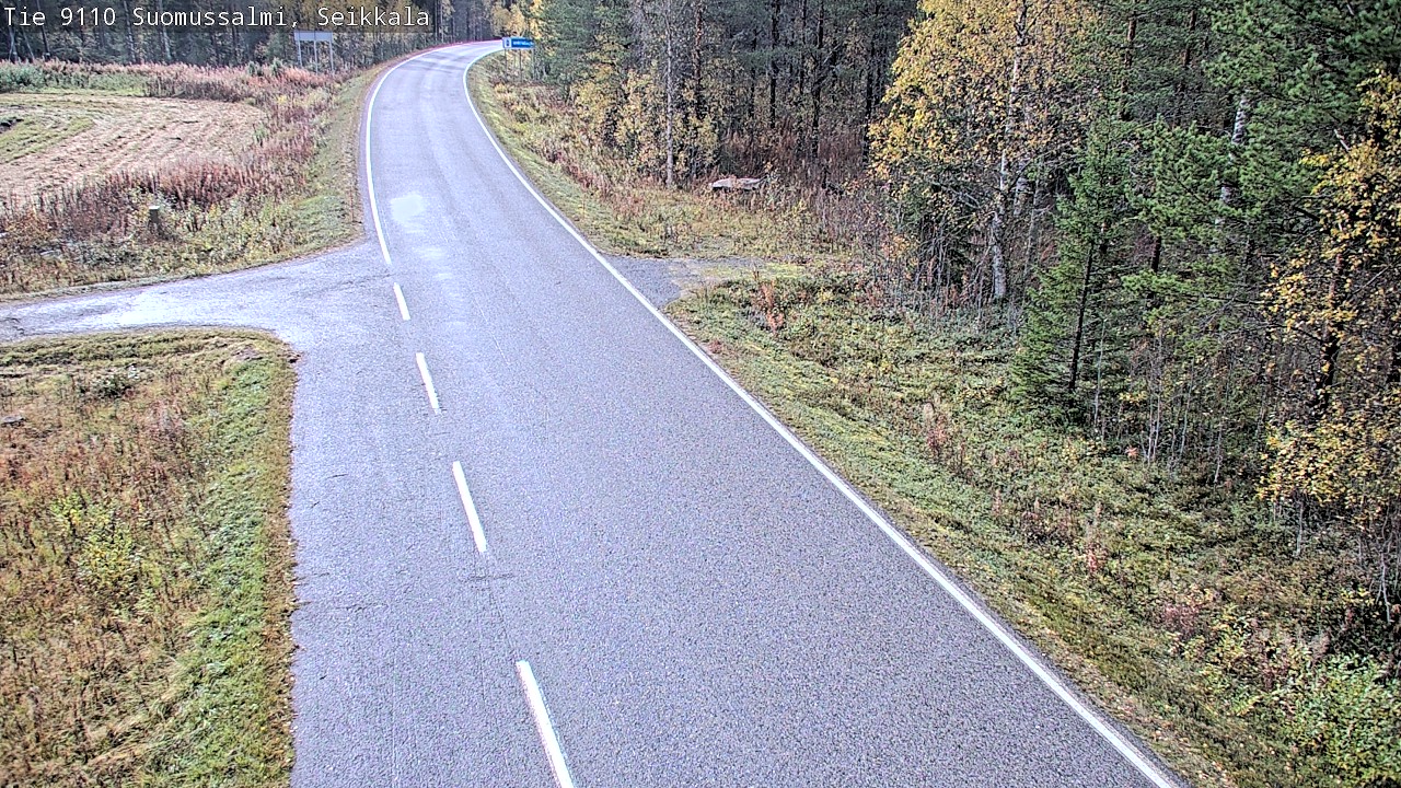 Kelikamerat Kuva Tie 9110 Suomussalmi, Seikkala, Suomussalmi, Kainuu