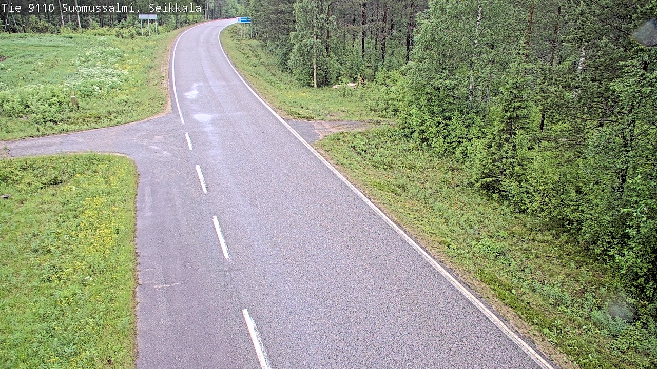 Kelikamerat Kuva Tie 9110 Suomussalmi, Seikkala, Suomussalmi, Kainuu