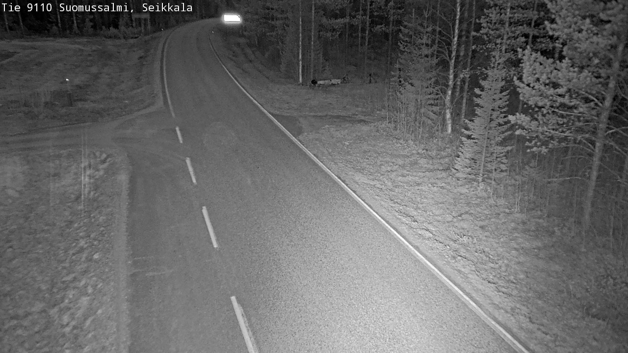 Weather Camera Image Road 9110 Suomussalmi, Seikkala, Suomussalmi, Kainuu