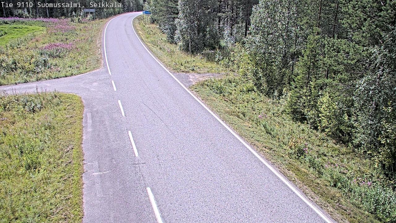 Kelikamerat Kuva Tie 9110 Suomussalmi, Seikkala, Suomussalmi, Kainuu
