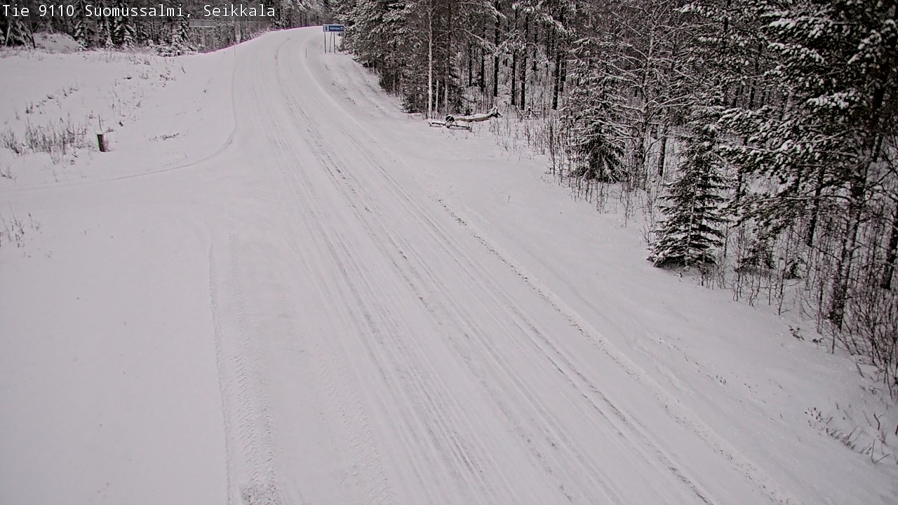 Weather Camera Image Road 9110 Suomussalmi, Seikkala, Suomussalmi, Kainuu
