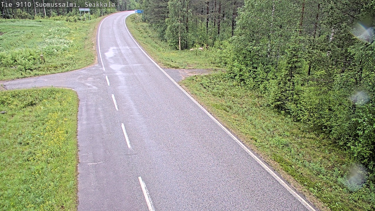 Kelikamerat Kuva Tie 9110 Suomussalmi, Seikkala, Suomussalmi, Kainuu