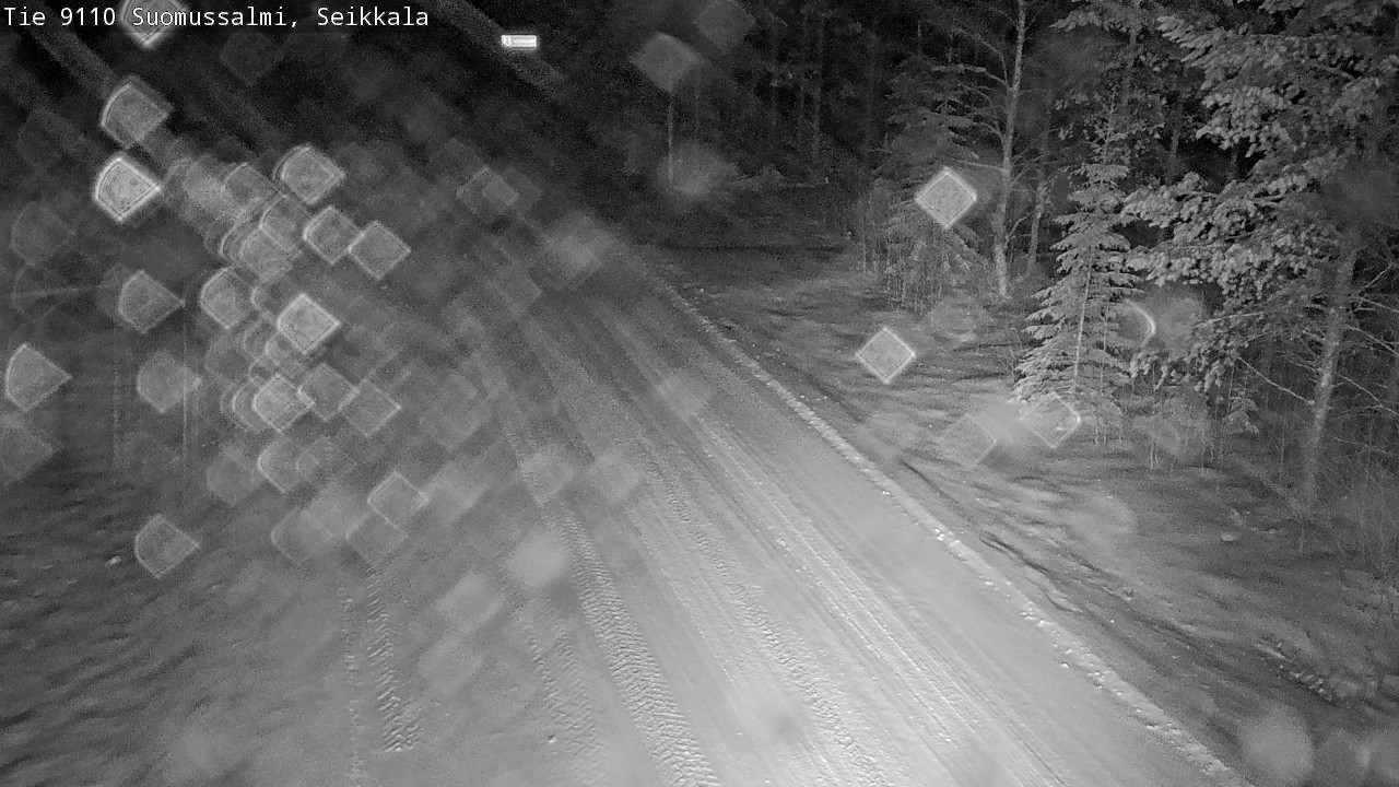 Weather Camera Image Road 9110 Suomussalmi, Seikkala, Suomussalmi, Kainuu