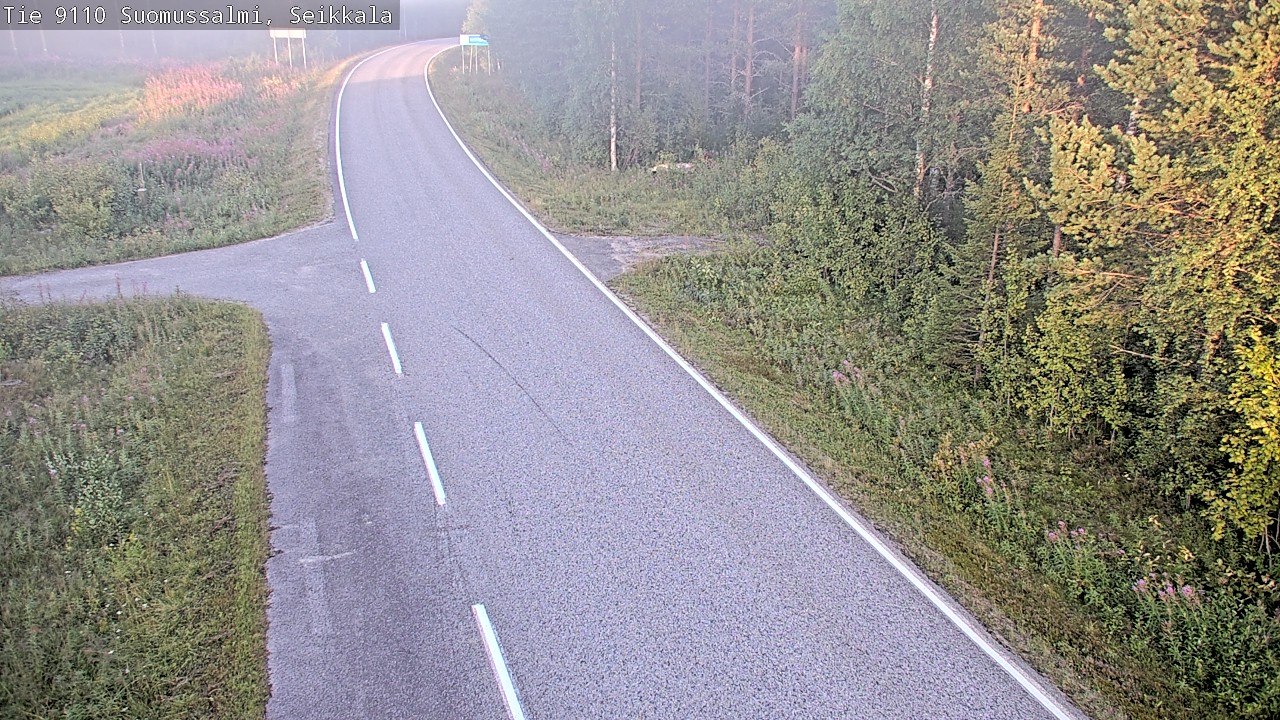 Kelikamerat Kuva Tie 9110 Suomussalmi, Seikkala, Suomussalmi, Kainuu