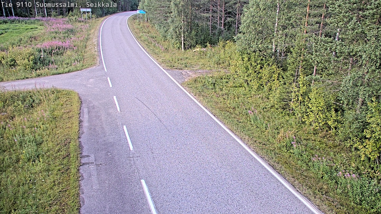 Kelikamerat Kuva Tie 9110 Suomussalmi, Seikkala, Suomussalmi, Kainuu