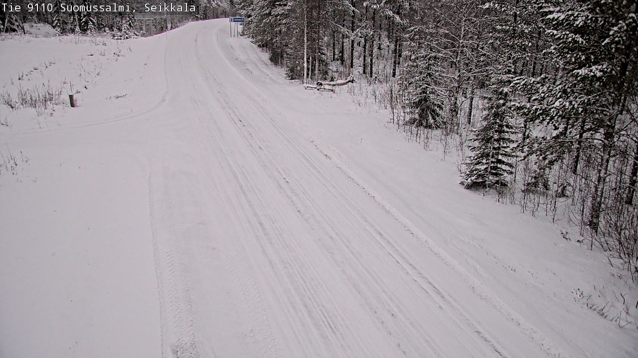 Weather Camera Image Road 9110 Suomussalmi, Seikkala, Suomussalmi, Kainuu