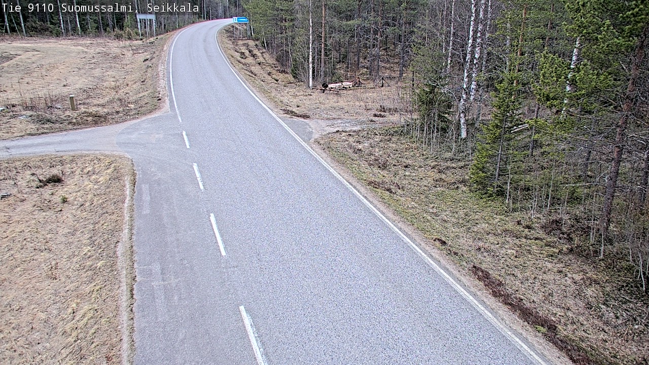 Kelikamerat Kuva Tie 9110 Suomussalmi, Seikkala, Suomussalmi, Kainuu