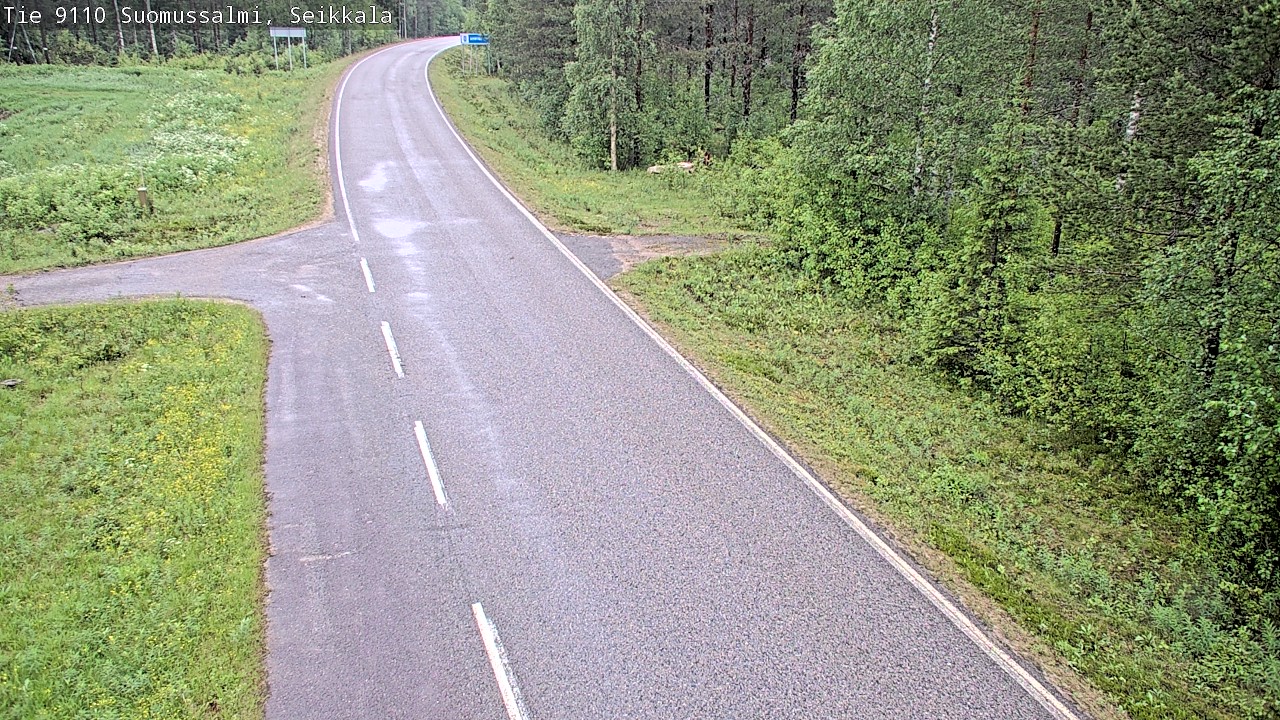 Kelikamerat Kuva Tie 9110 Suomussalmi, Seikkala, Suomussalmi, Kainuu
