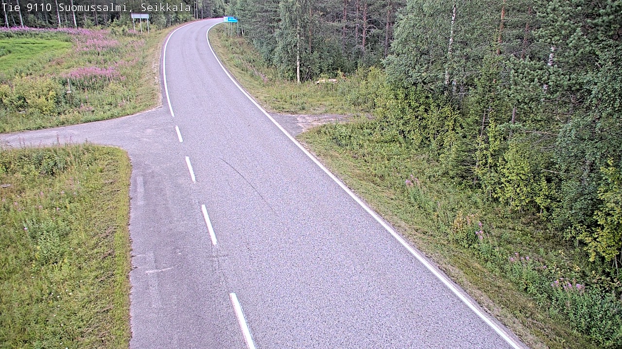 Kelikamerat Kuva Tie 9110 Suomussalmi, Seikkala, Suomussalmi, Kainuu