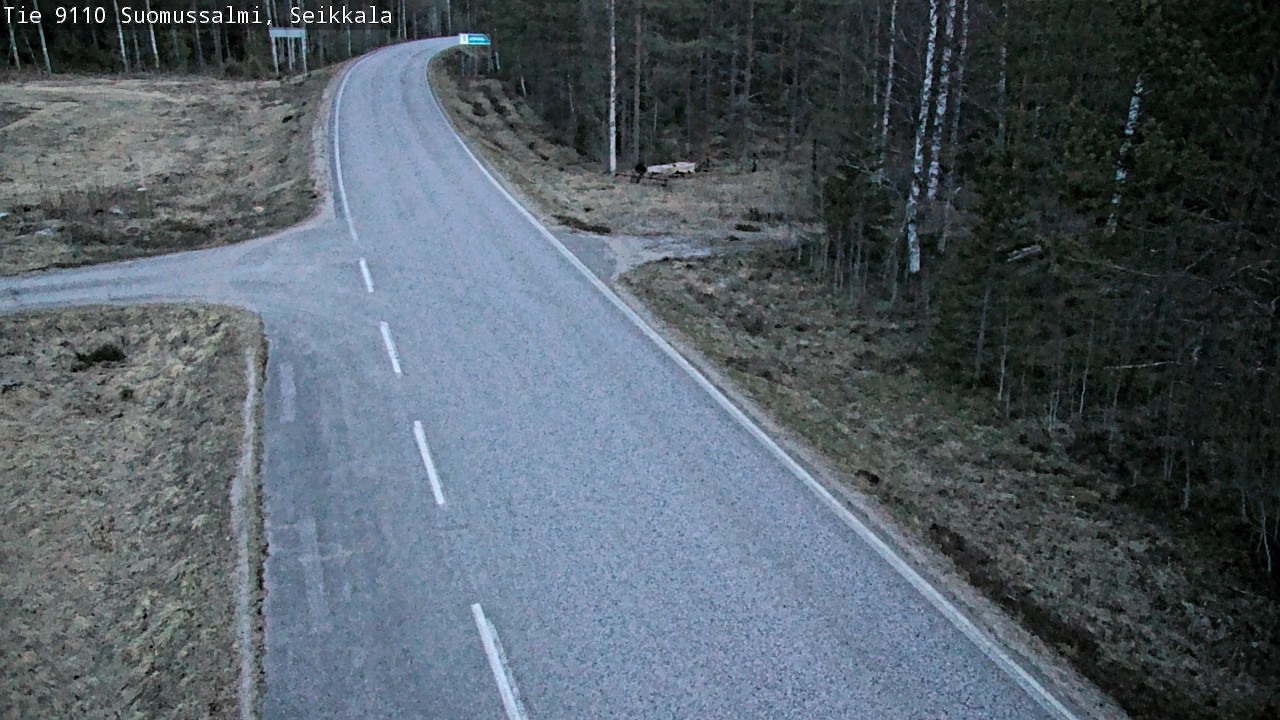 Weather Camera Image Road 9110 Suomussalmi, Seikkala, Suomussalmi, Kainuu