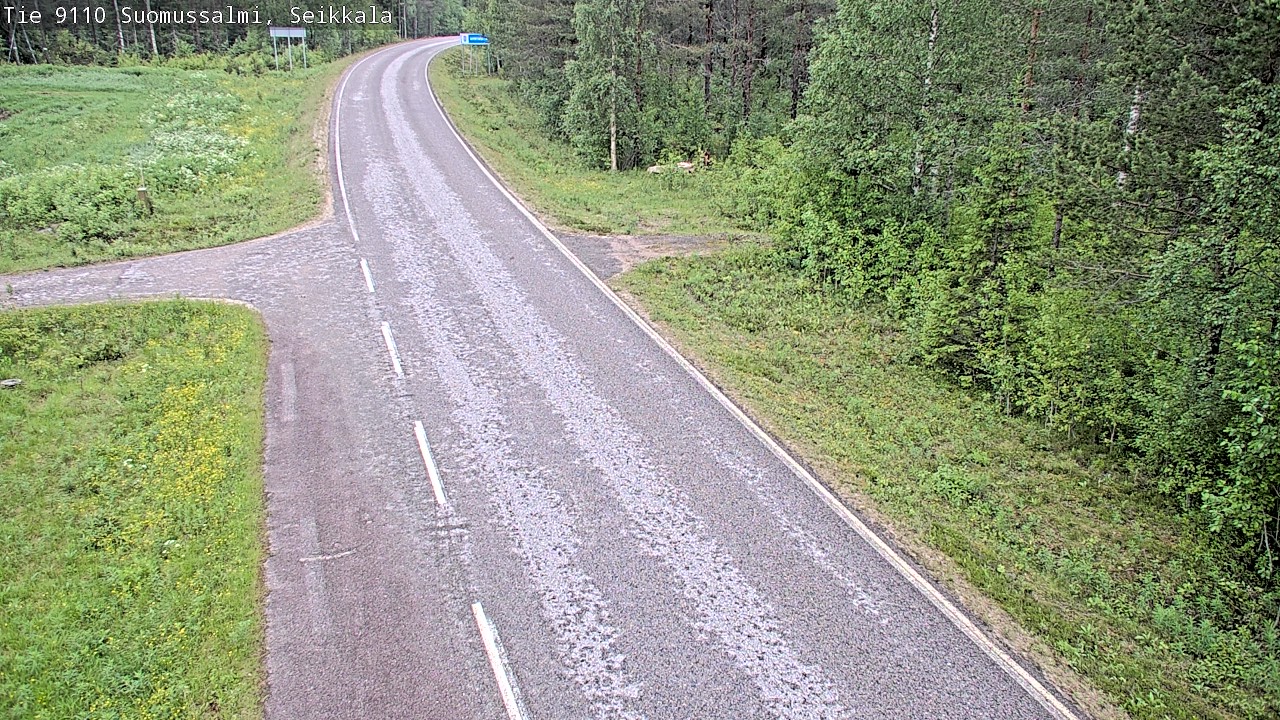 Kelikamerat Kuva Tie 9110 Suomussalmi, Seikkala, Suomussalmi, Kainuu
