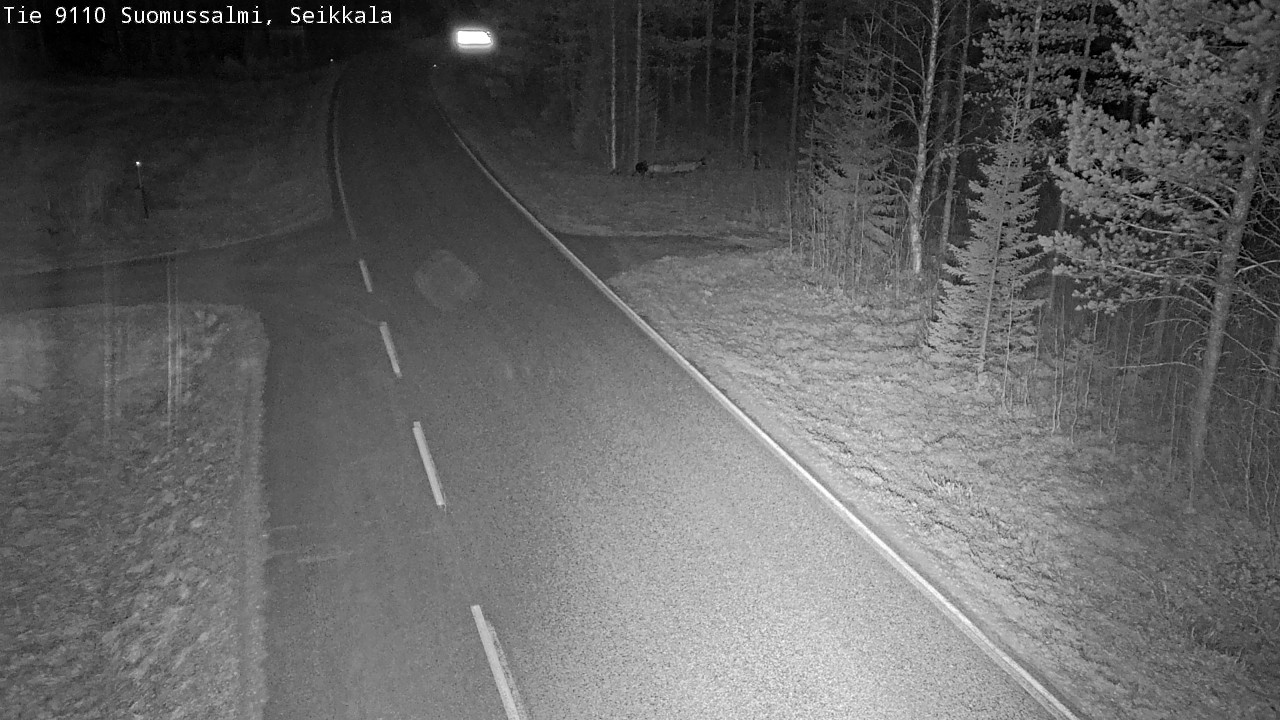 Weather Camera Image Road 9110 Suomussalmi, Seikkala, Suomussalmi, Kainuu