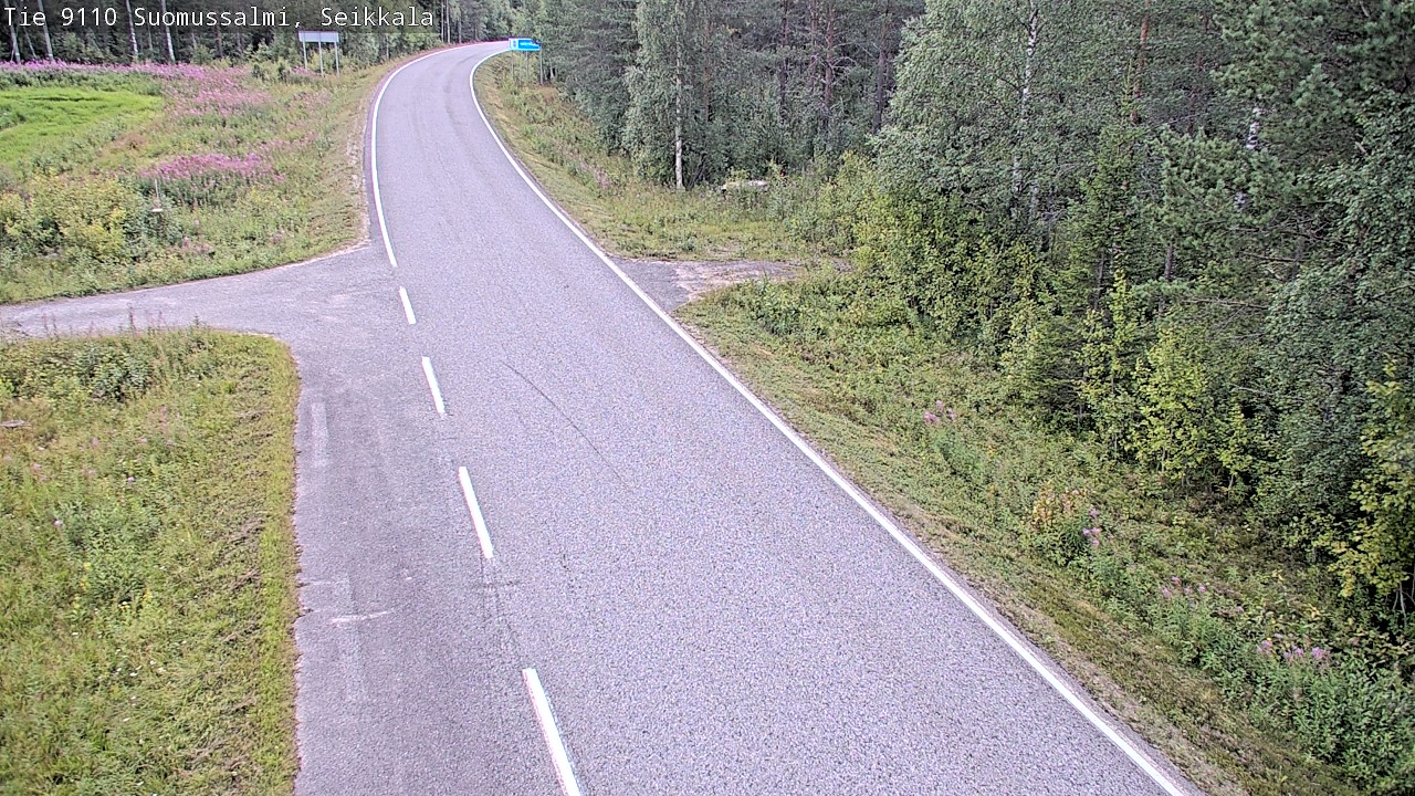 Kelikamerat Kuva Tie 9110 Suomussalmi, Seikkala, Suomussalmi, Kainuu