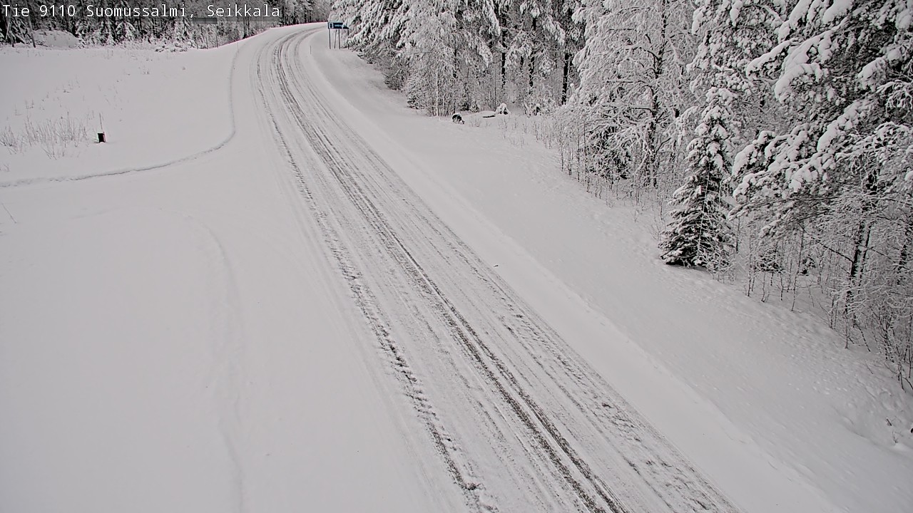 Weather Camera Image Road 9110 Suomussalmi, Seikkala, Suomussalmi, Kainuu