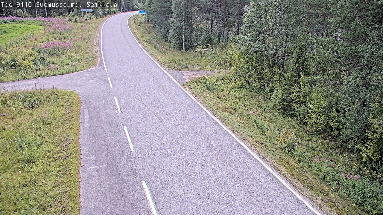 Kelikamerat Kuva Tie 9110 Suomussalmi, Seikkala, Suomussalmi, Kainuu