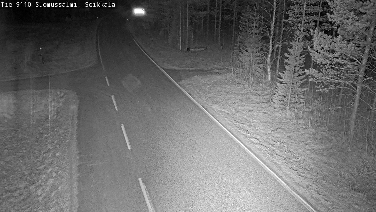 Weather Camera Image Road 9110 Suomussalmi, Seikkala, Suomussalmi, Kainuu
