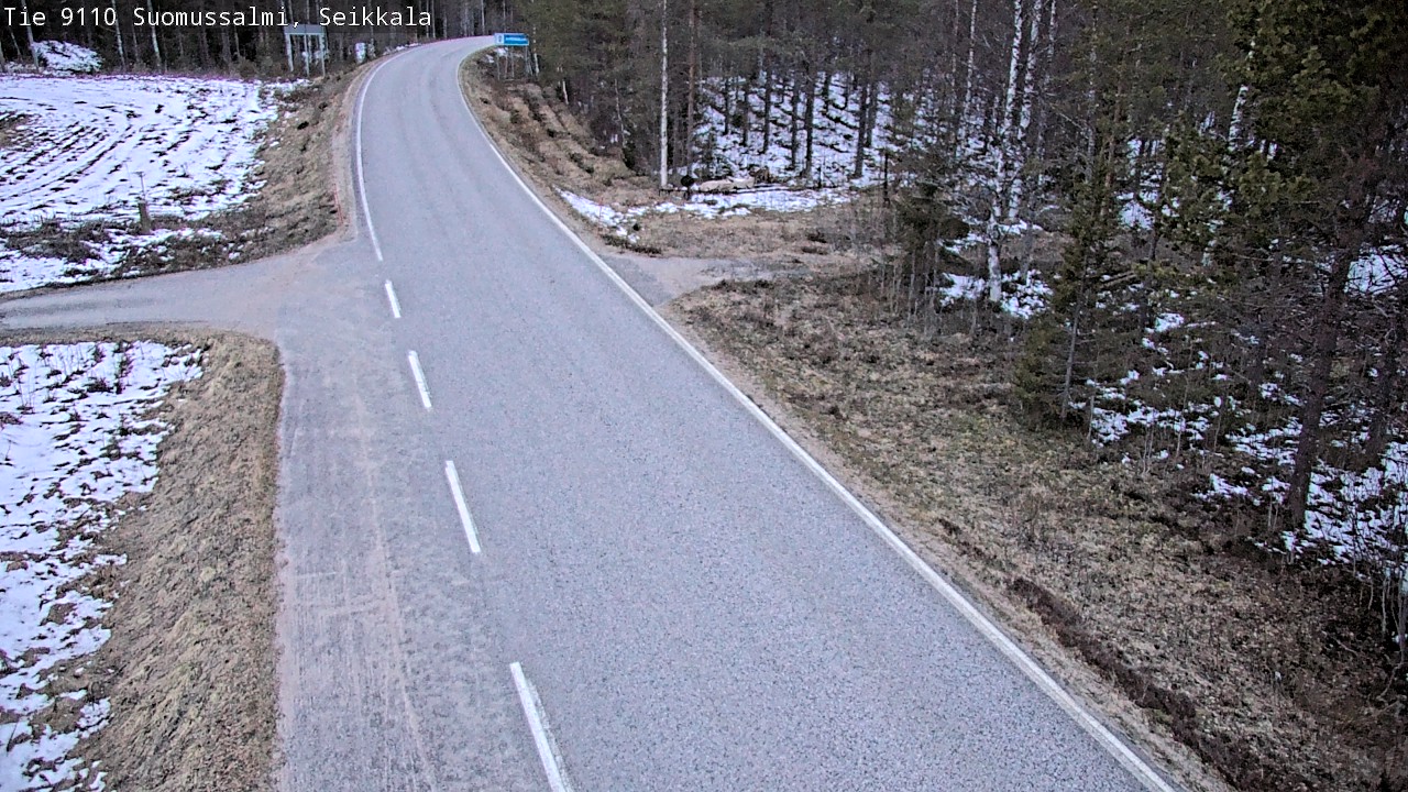 Kelikamerat Kuva Tie 9110 Suomussalmi, Seikkala, Suomussalmi, Kainuu