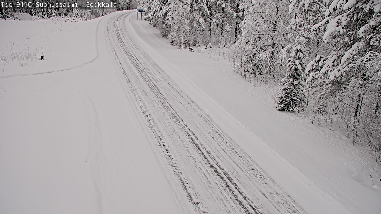 Weather Camera Image Road 9110 Suomussalmi, Seikkala, Suomussalmi, Kainuu