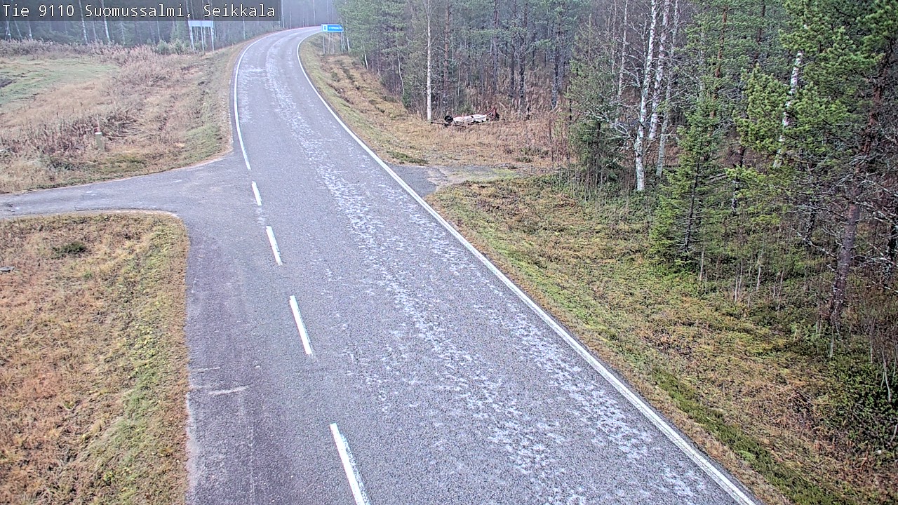 Kelikamerat Kuva Tie 9110 Suomussalmi, Seikkala, Suomussalmi, Kainuu