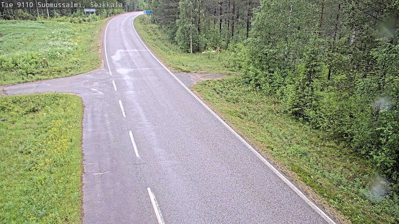Kelikamerat Kuva Tie 9110 Suomussalmi, Seikkala, Suomussalmi, Kainuu