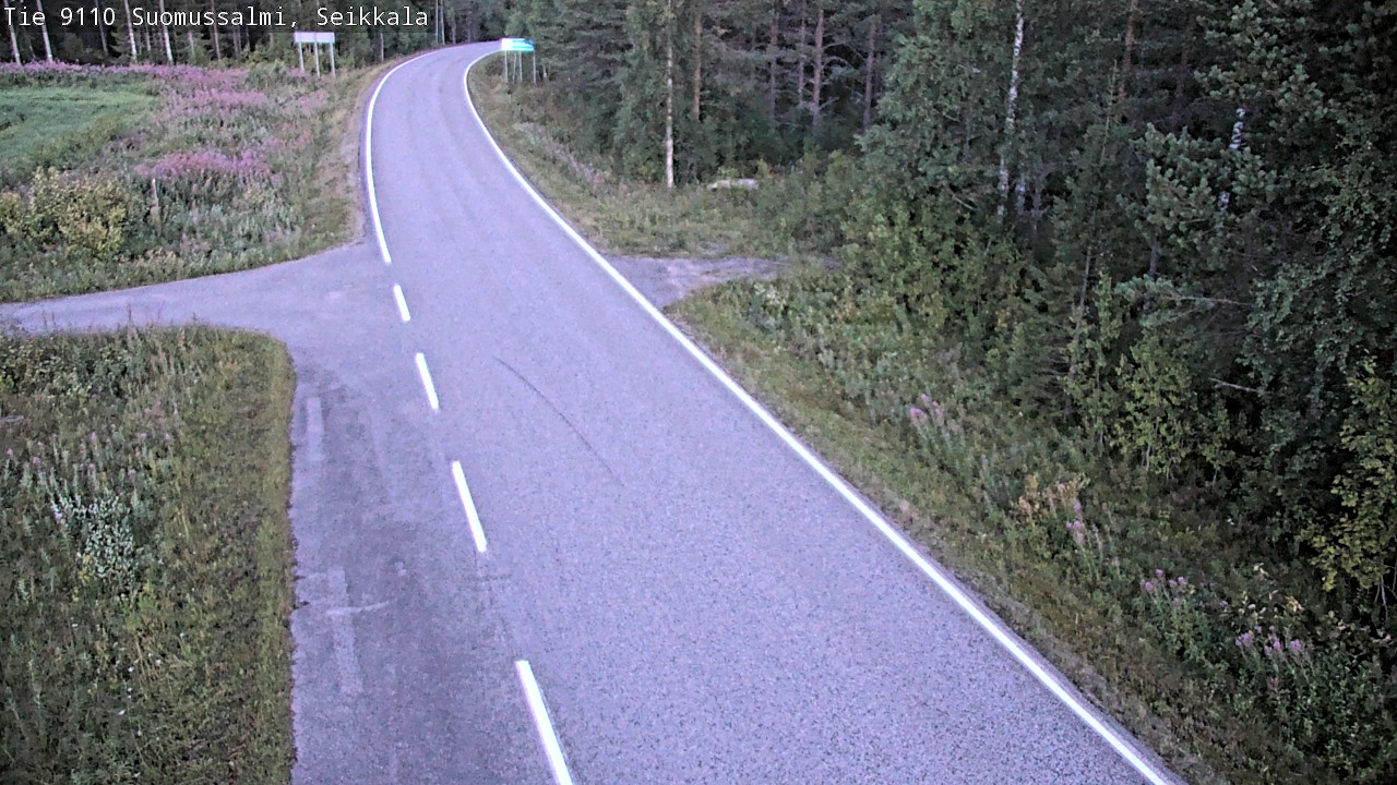 Kelikamerat Kuva Tie 9110 Suomussalmi, Seikkala, Suomussalmi, Kainuu