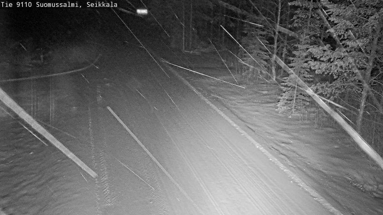 Weather Camera Image Road 9110 Suomussalmi, Seikkala, Suomussalmi, Kainuu