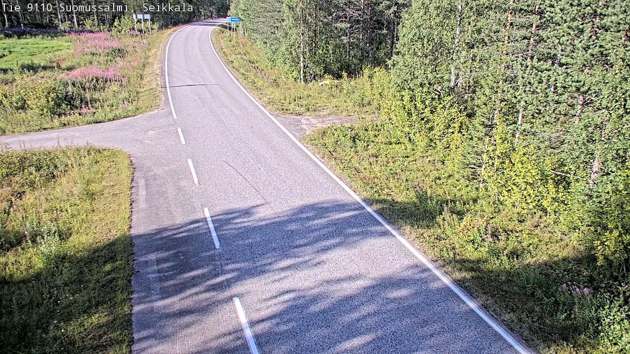 Weather Camera Image Road 9110 Suomussalmi, Seikkala, Suomussalmi, Kainuu