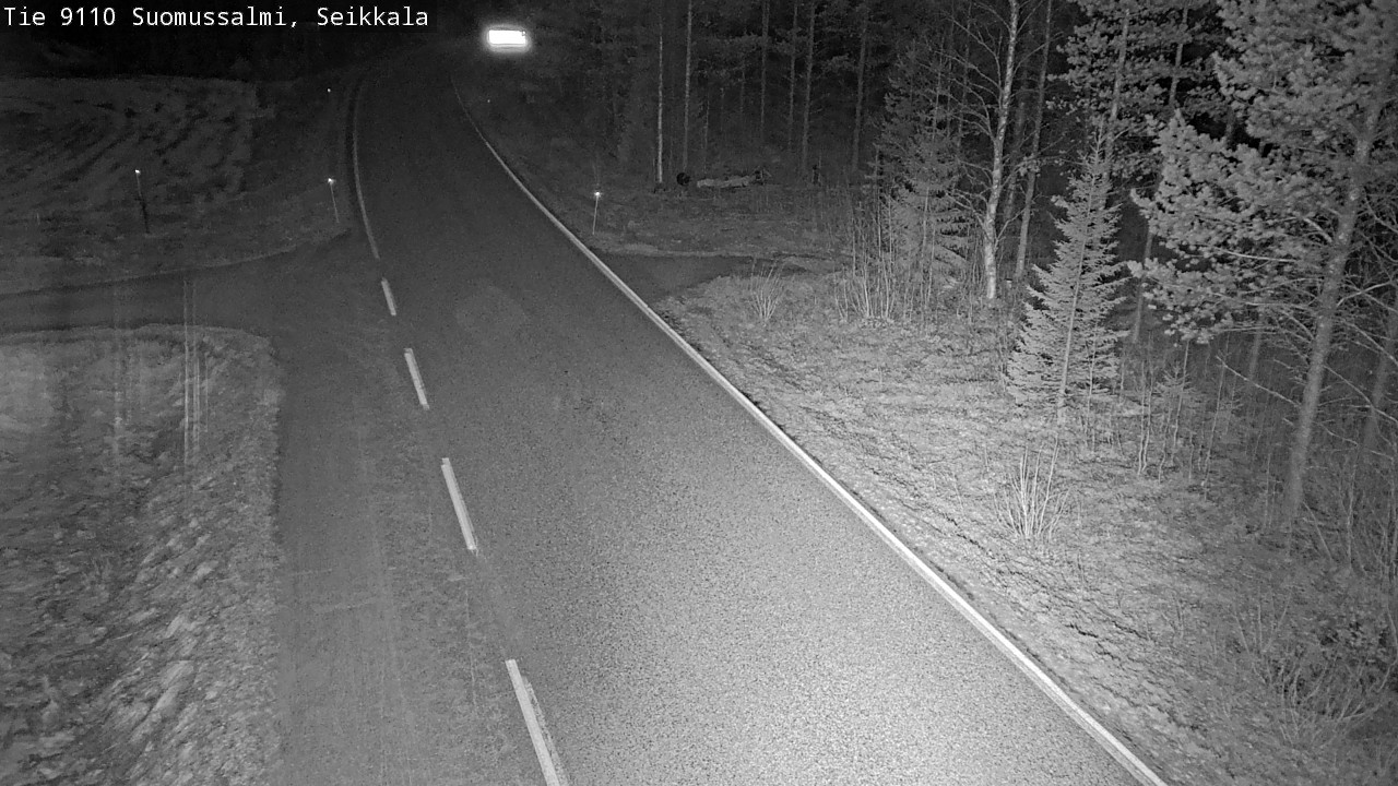 Weather Camera Image Road 9110 Suomussalmi, Seikkala, Suomussalmi, Kainuu