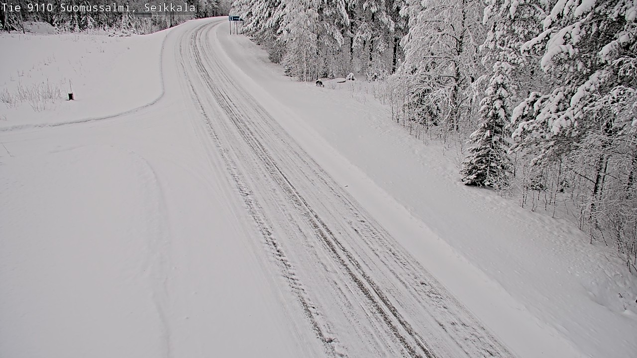 Weather Camera Image Road 9110 Suomussalmi, Seikkala, Suomussalmi, Kainuu