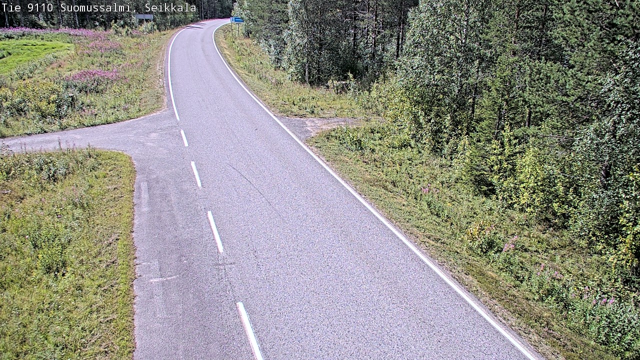 Kelikamerat Kuva Tie 9110 Suomussalmi, Seikkala, Suomussalmi, Kainuu