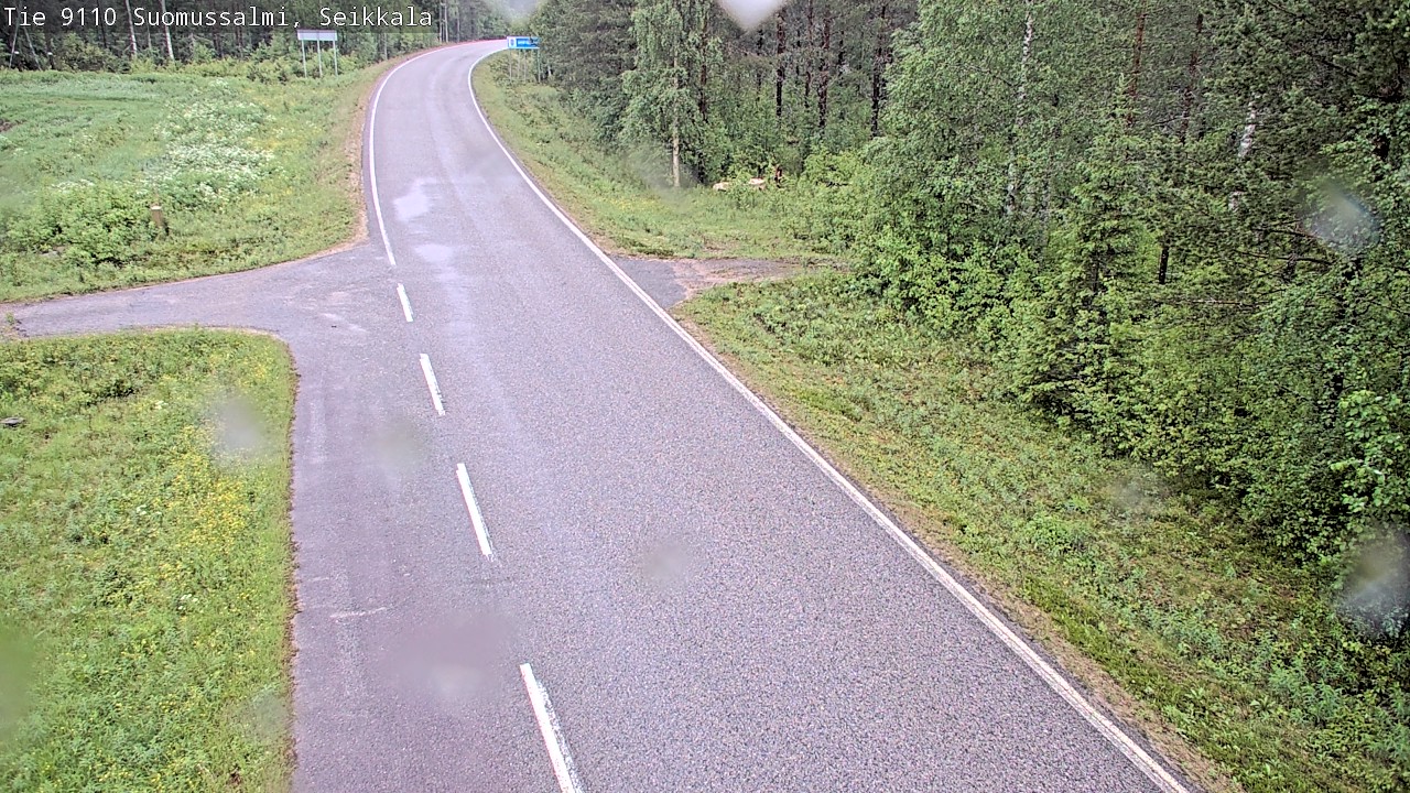Kelikamerat Kuva Tie 9110 Suomussalmi, Seikkala, Suomussalmi, Kainuu