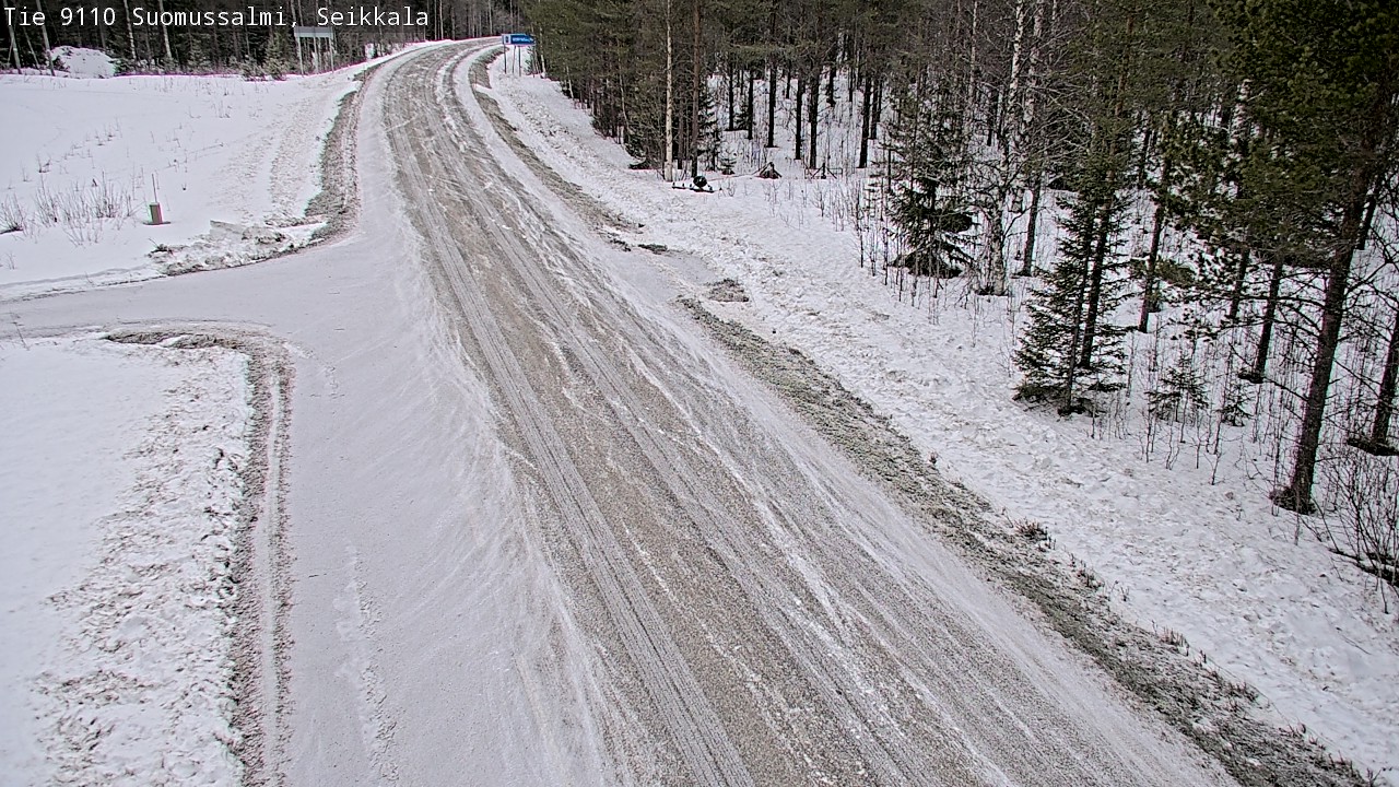 Kelikamerat Kuva Tie 9110 Suomussalmi, Seikkala, Suomussalmi, Kainuu